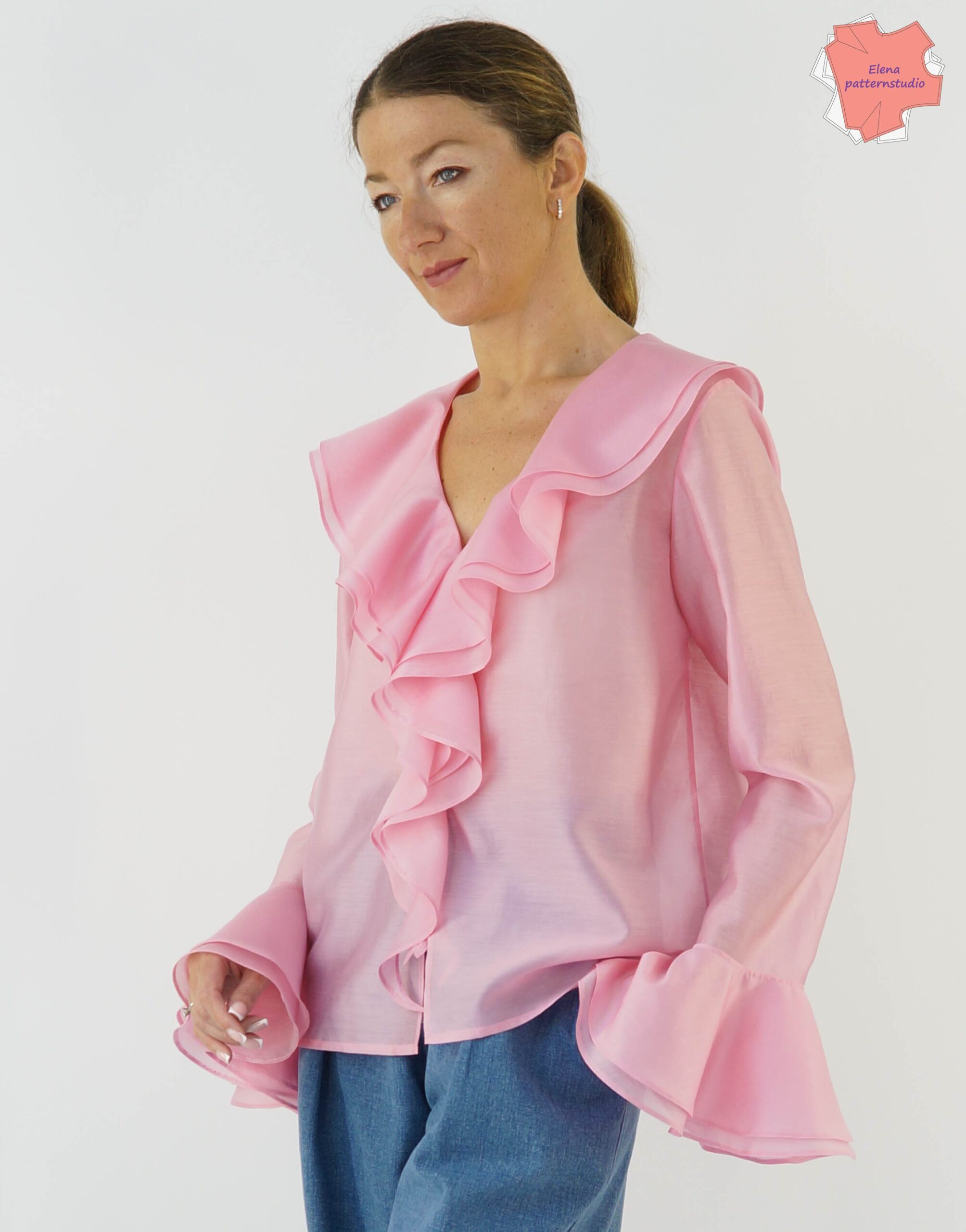 183 Buy a pattern of a blouse for going out online store 7906 -01