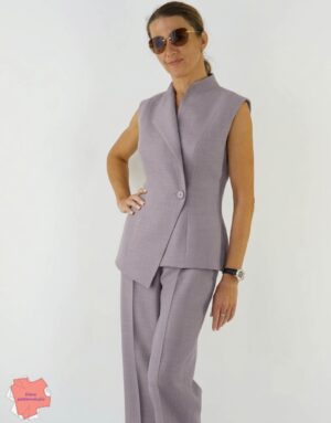 Asymmetrical vest Picasso, 2 in 1 Pattern